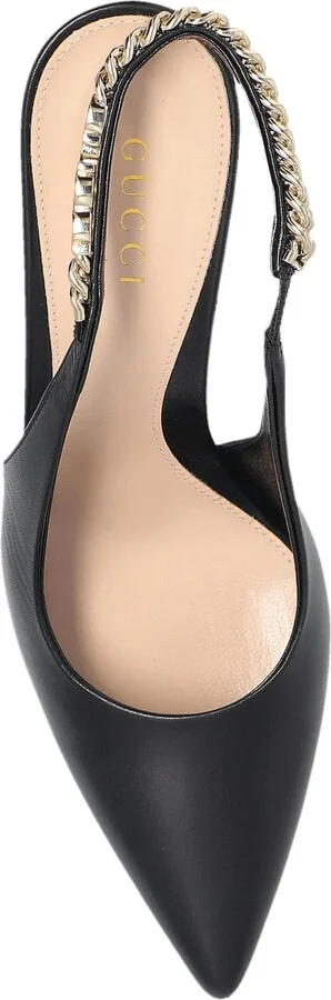 Leather Heeled Shoes Signoria - Image 4