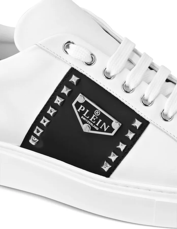 Leather Hexagon Sneakers - Image 4