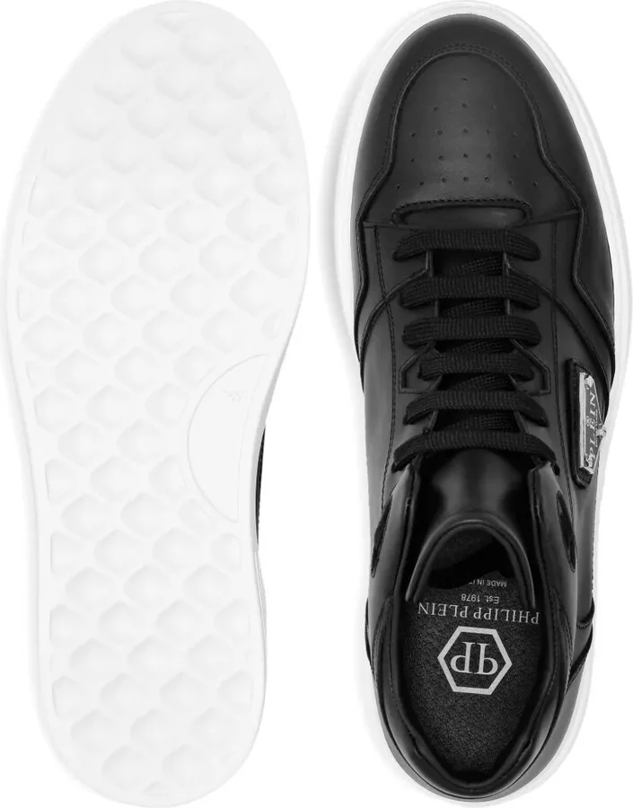 Leather Hi-Top Sneakers - Image 3