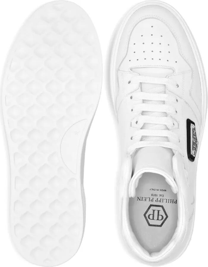 Leather Hi-Top Sneakers - Image 3