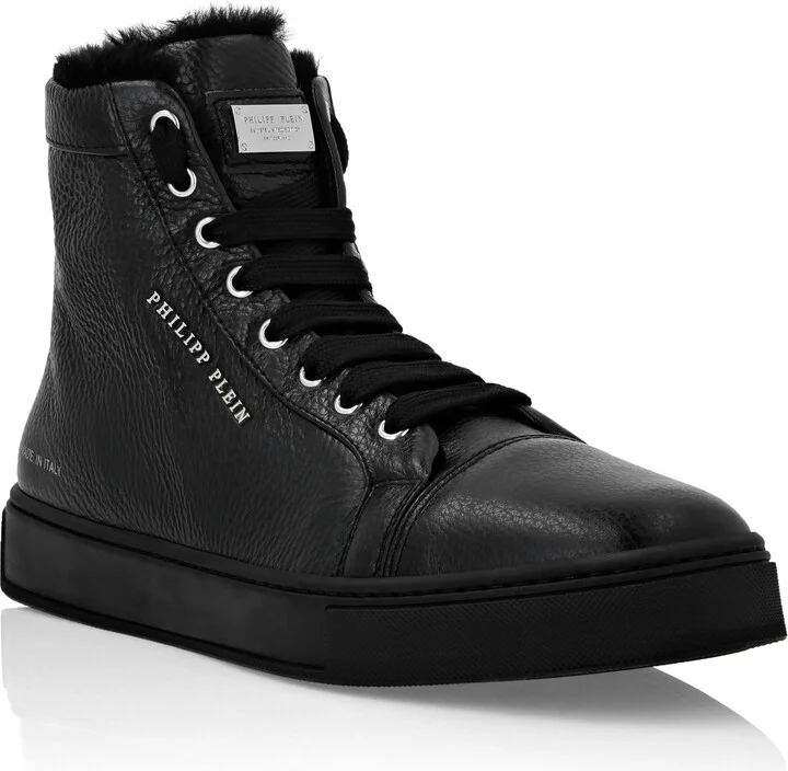 Leather Hi-Top Sneakers Big Bang