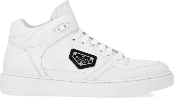 Leather Hi-Top Sneakers