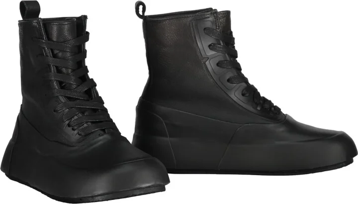 Leather High-top Sneakers - Image 2