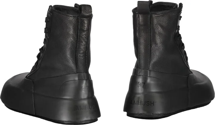 Leather High-top Sneakers - Image 3