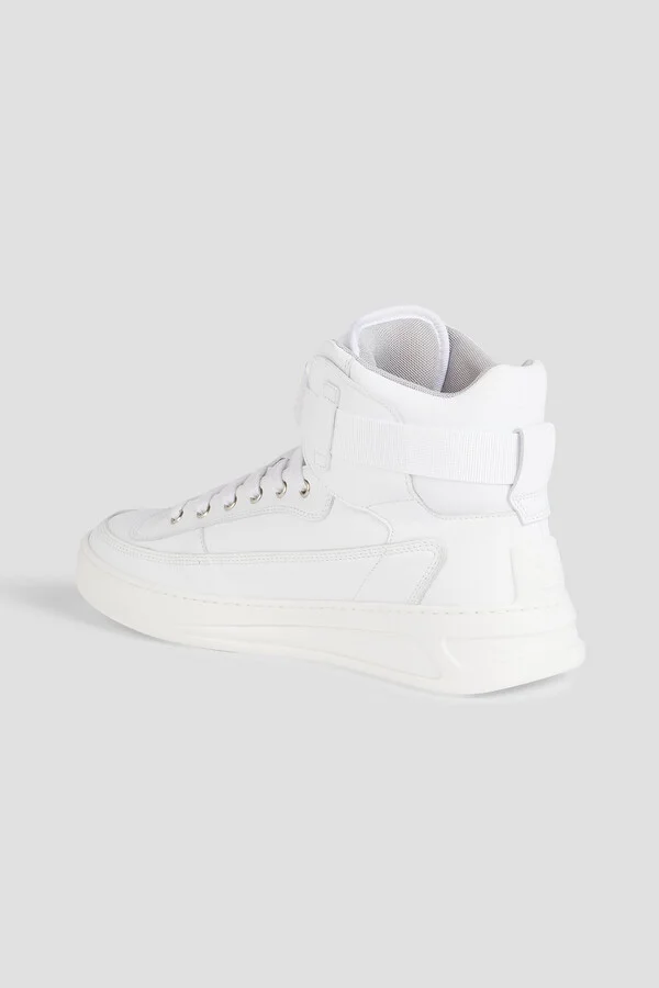 Leather high-top sneakers - Image 3