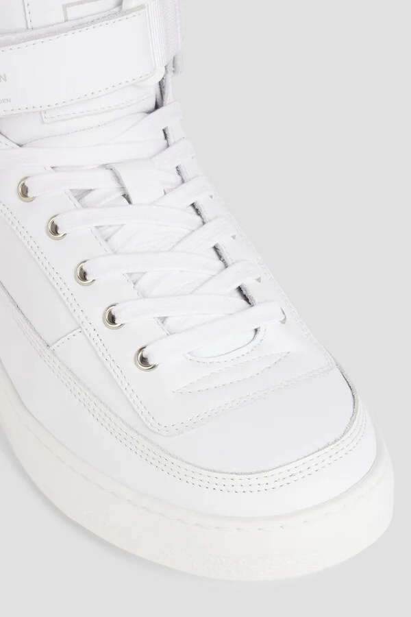 Leather high-top sneakers - Image 4