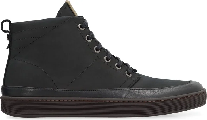 Leather High-top Sneakers - Image 2