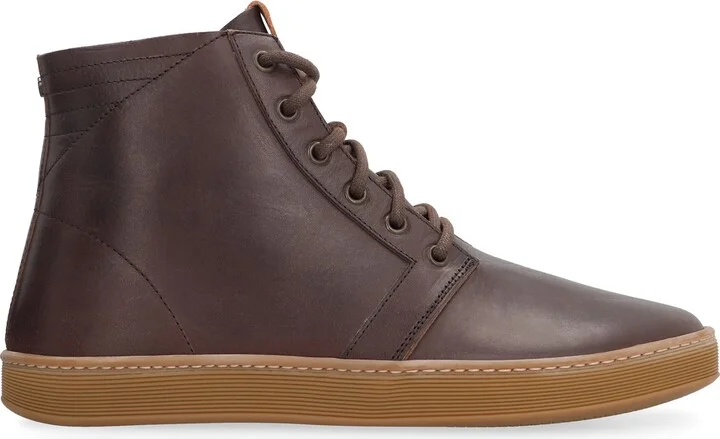 Leather High-top Sneakers - Image 2