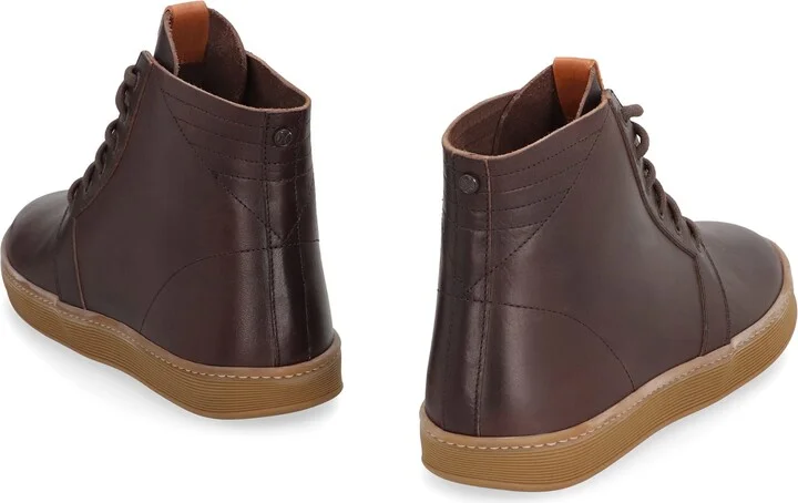 Leather High-top Sneakers - Image 4