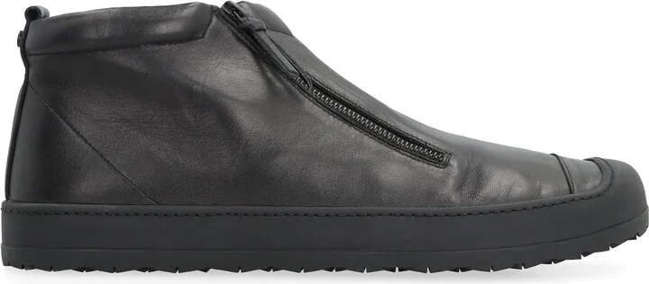 Leather High-top Sneakers - Image 2