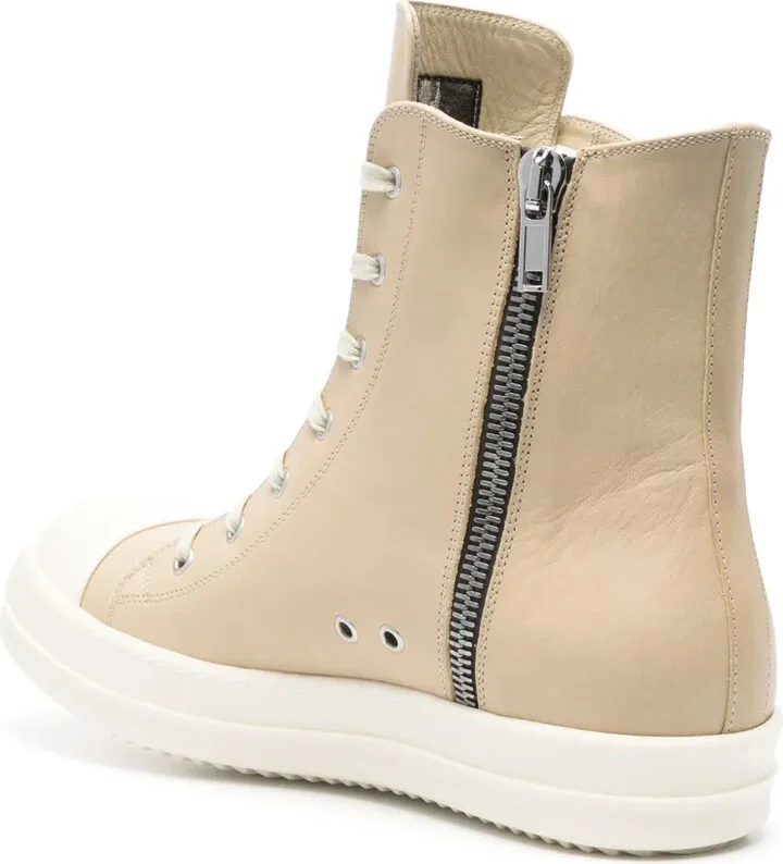 Leather High-Top Sneakers - Image 3