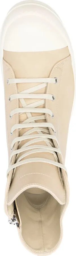 Leather High-Top Sneakers - Image 4