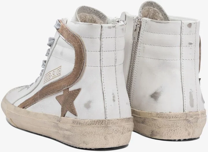 Leather High-Top Sneakers - Image 3