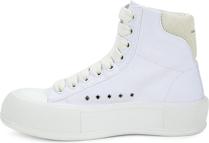Leather High-Top Sneakers - Image 4