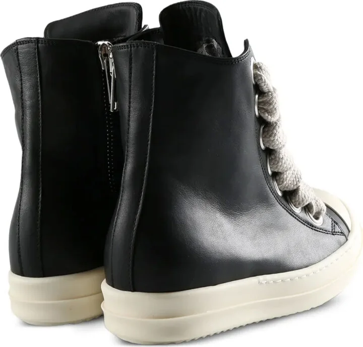 Leather High-Top Sneakers - Image 3