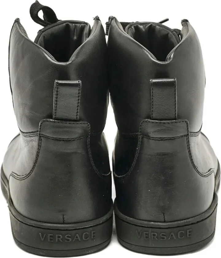 Leather High-Top Sneakers - Image 3