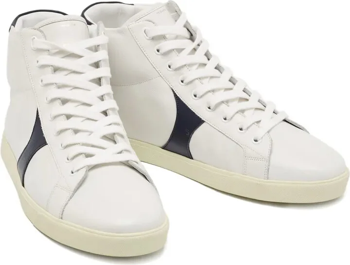 Leather High-Top Sneakers - Image 2