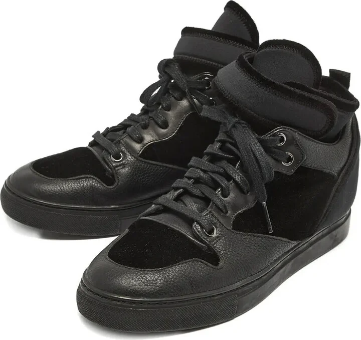 Leather High-Top Sneakers - Image 2