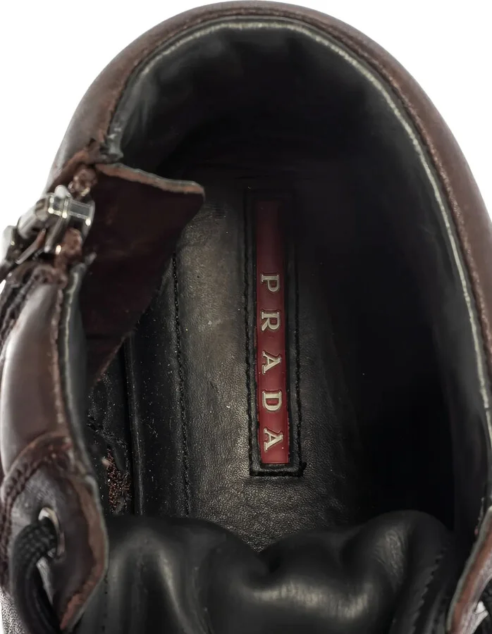 Leather High-Top Sneakers - Image 5