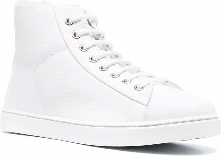 Leather High-Top Sneakers - Image 2