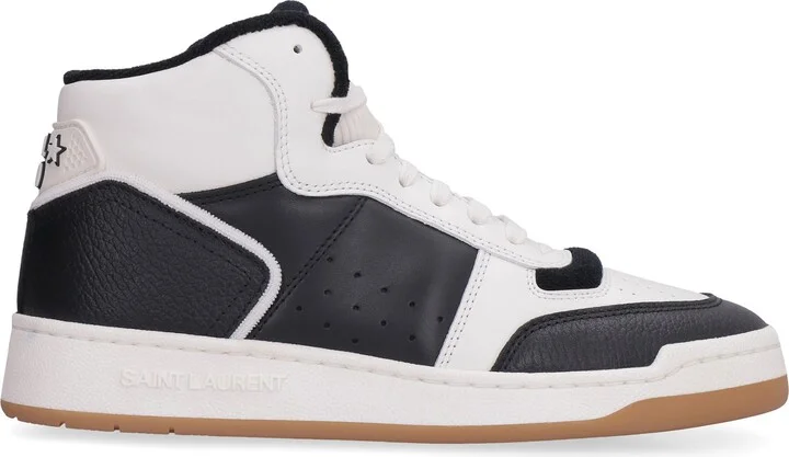 Leather High-top Sneakers - Image 2