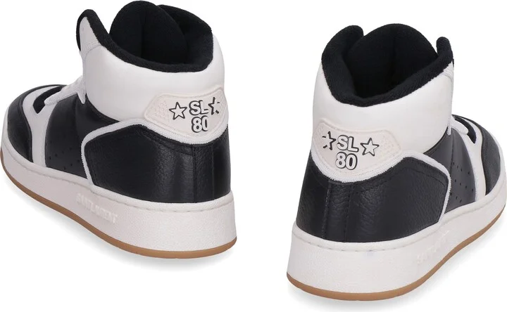 Leather High-top Sneakers - Image 4