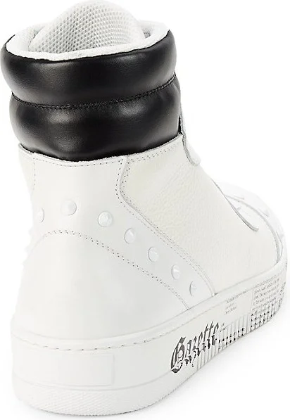 Leather High Top Sneakers - Image 3