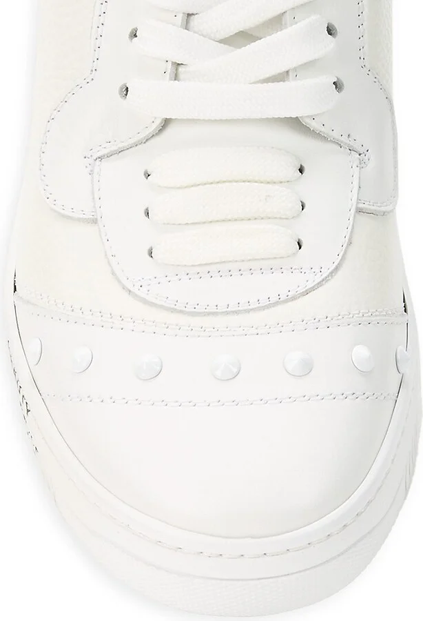 Leather High Top Sneakers - Image 5