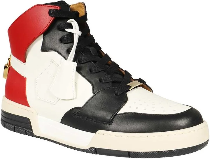 Leather High-top Sneakers - Image 2