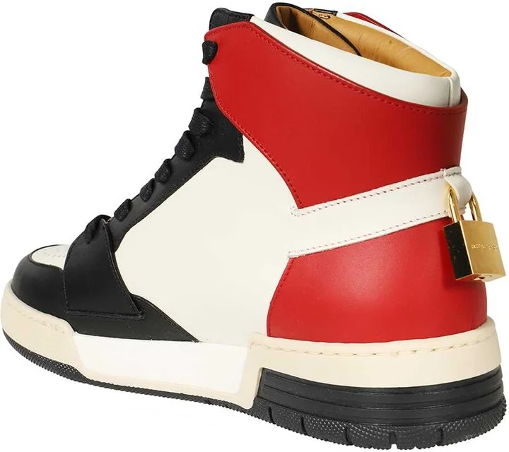 Leather High-top Sneakers - Image 3