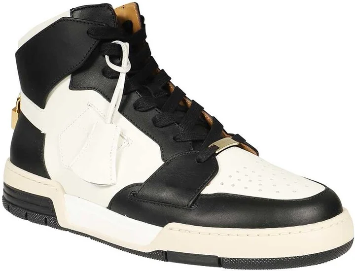 Leather High-top Sneakers - Image 2
