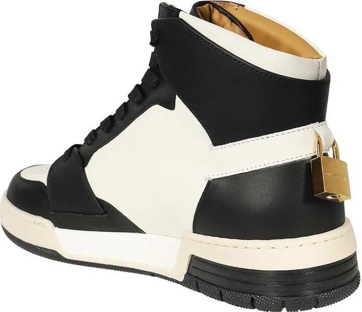 Leather High-top Sneakers - Image 3