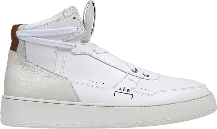 Leather High-top Sneakers