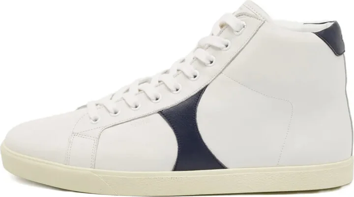 Leather High-Top Sneakers