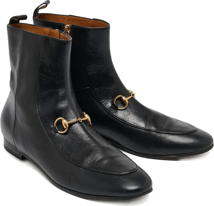 Leather Horsebit Boots - Image 3