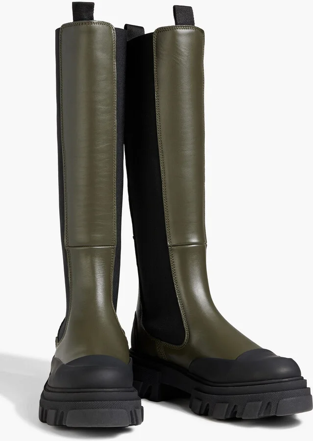 Leather knee boots - Image 2