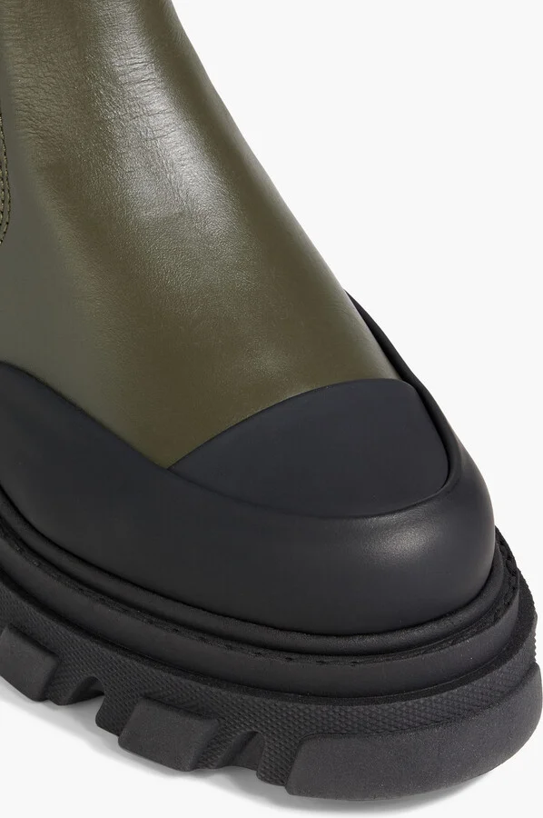 Leather knee boots - Image 4