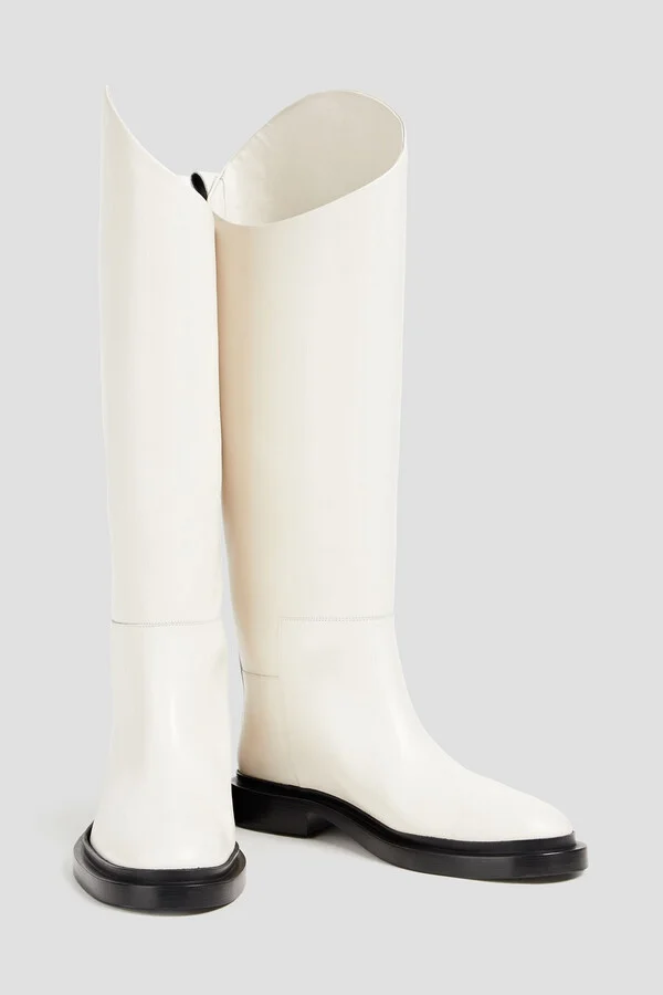 Leather knee boots - Image 2