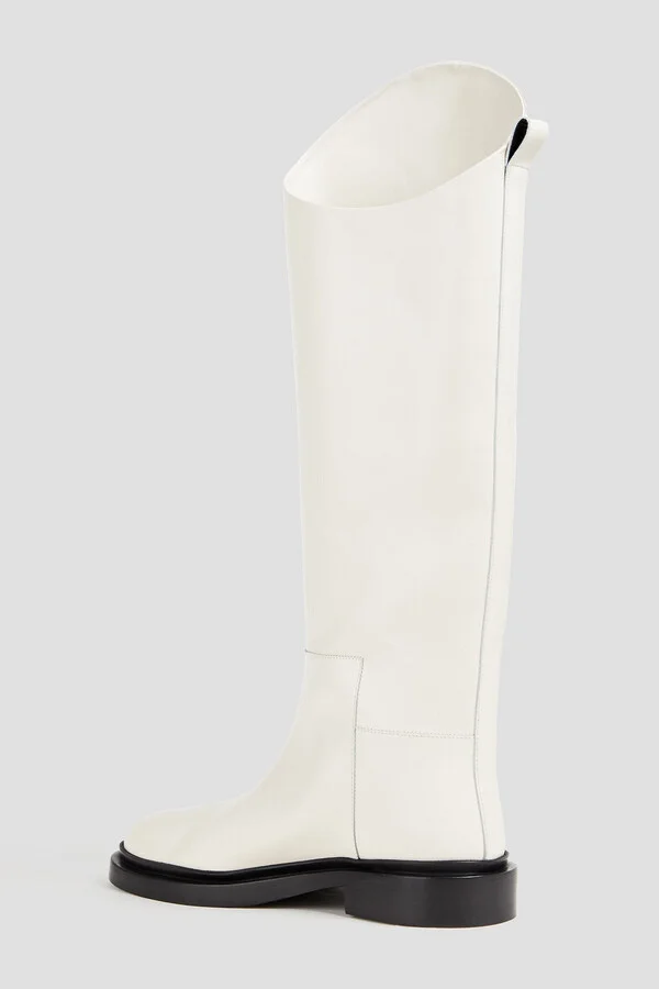Leather knee boots - Image 3