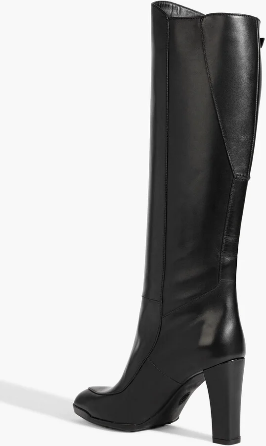 Leather knee boots - Image 3