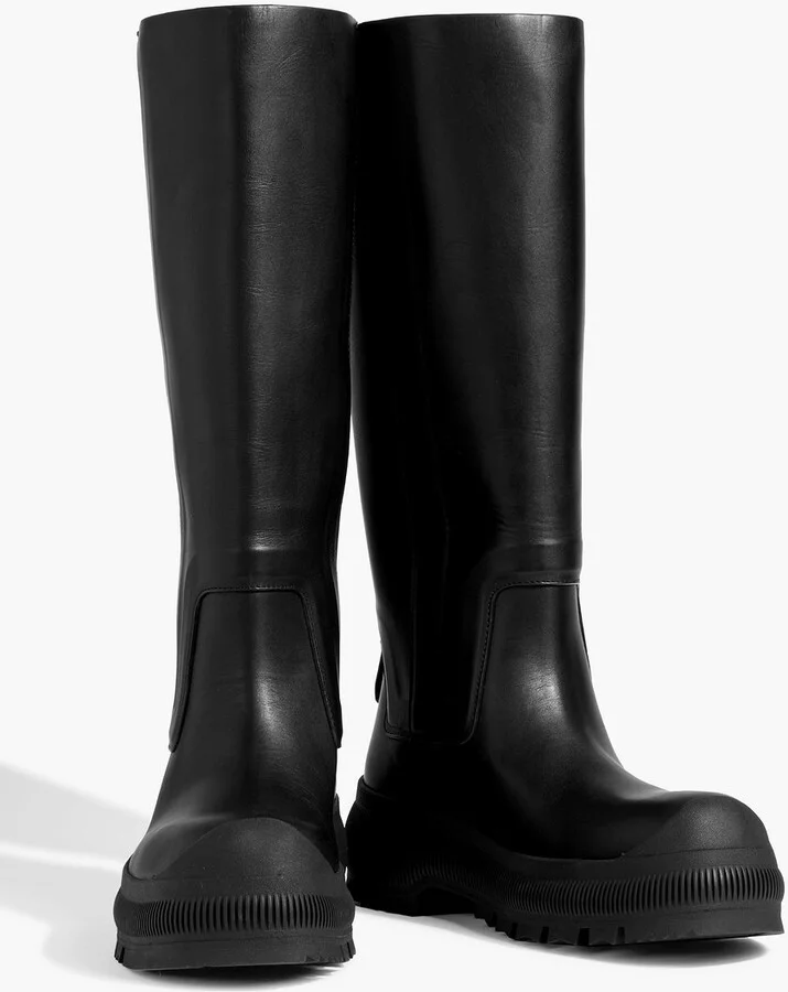 Leather knee boots - Image 2