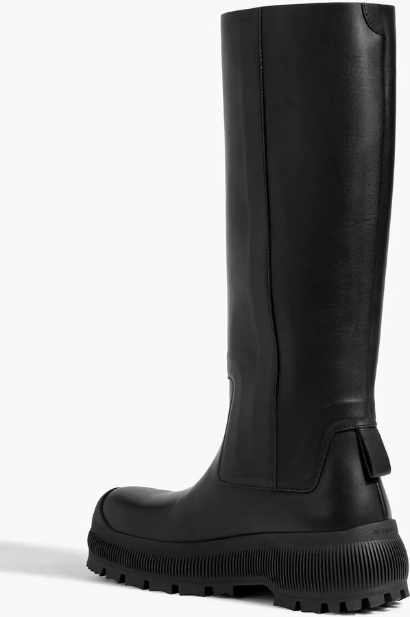 Leather knee boots - Image 3