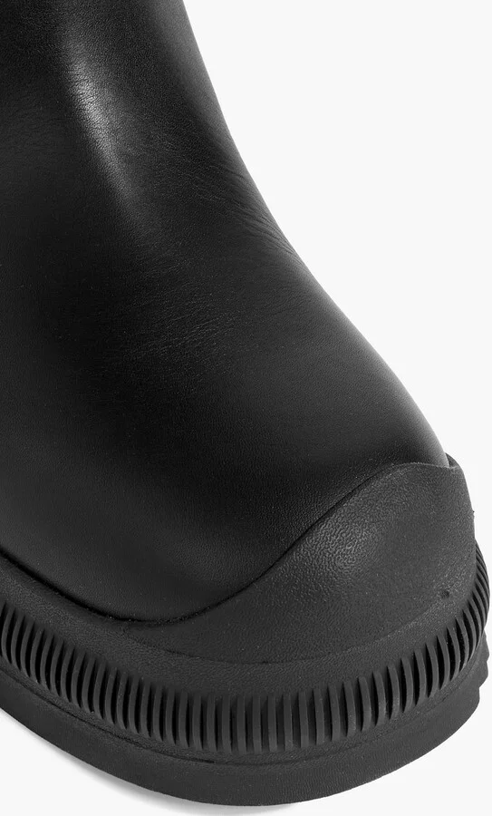 Leather knee boots - Image 4