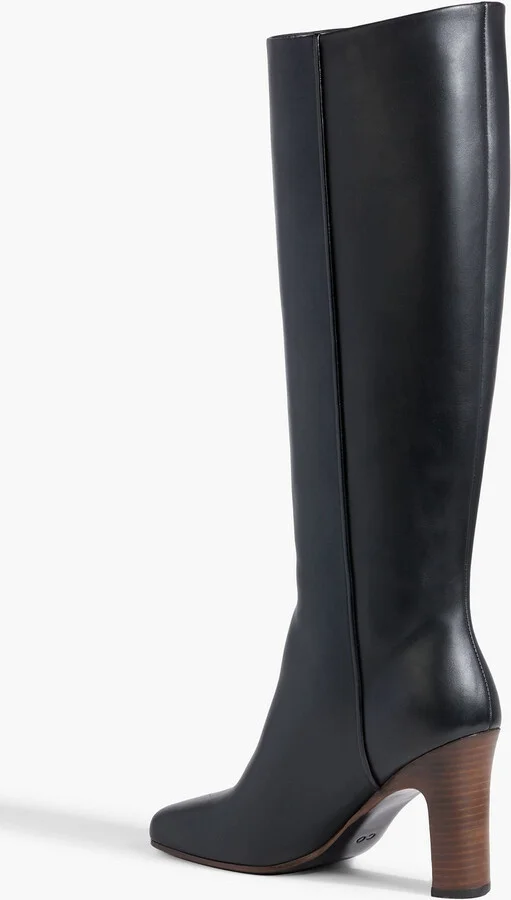 Leather knee boots - Image 3