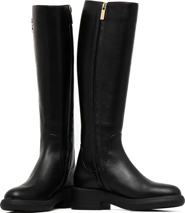 Leather Knee Boots - Image 3