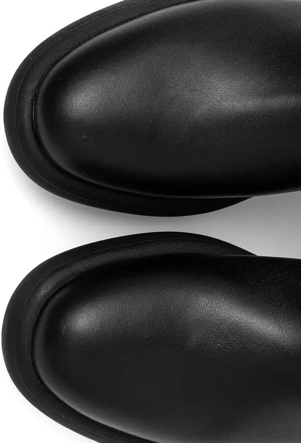 Leather Knee Boots - Image 5