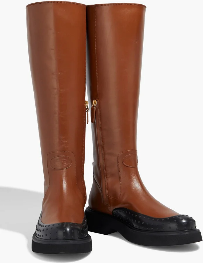 Leather knee boots - Image 2