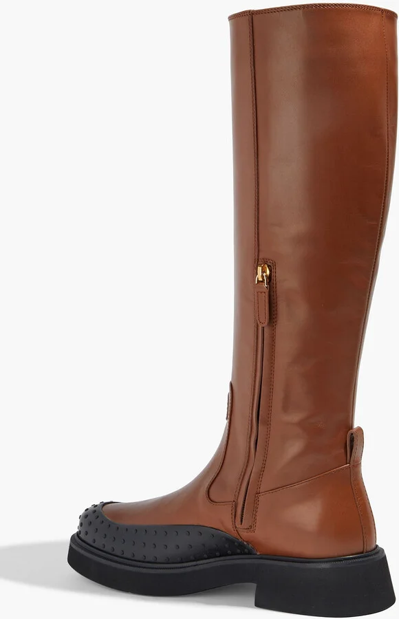 Leather knee boots - Image 3
