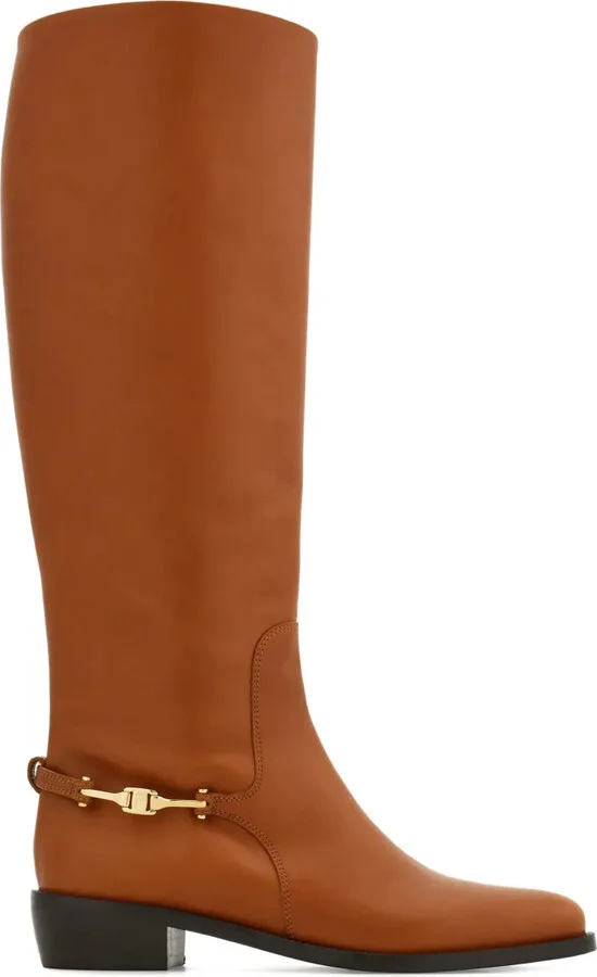 Leather Knee Boots