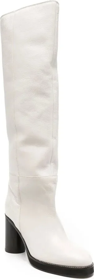 Leather Knee-High 85mm Boots - Image 2